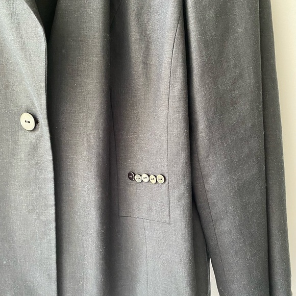 Paraphrase Linen Blend Blazer, Size 12 - Picture 6 of 13